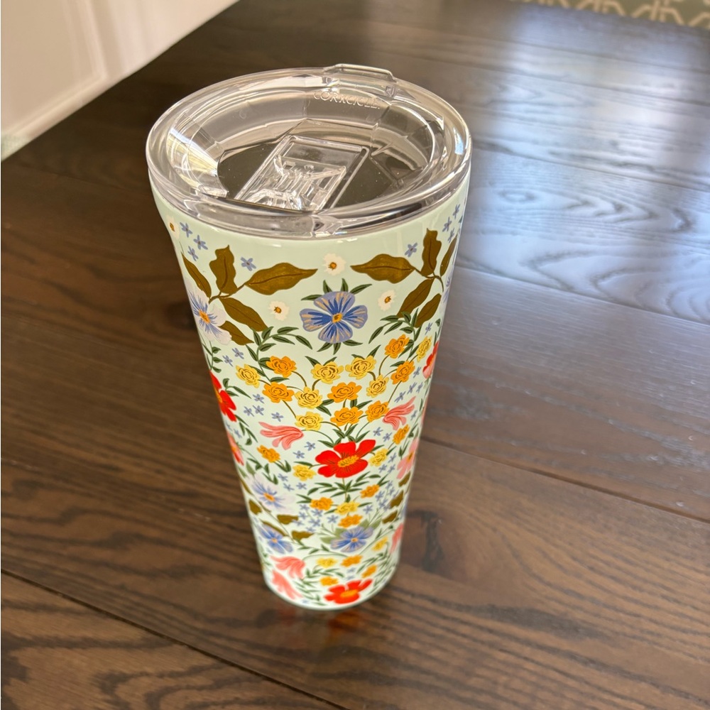 Rifle Paper Co. x Corkcicle insulated travel cup